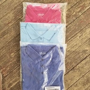 NWT Bundle of 3 women’s Polo shirts. Sz 1X Ultra Soft brand